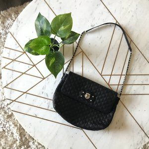 Marc Jacobs quilted leather handbag purse black